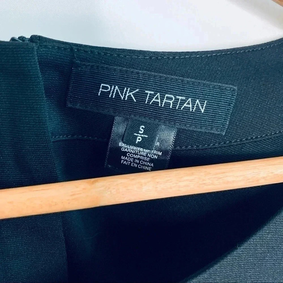Pink Tartan Black Ballet Stretch Dress Small - Picture 9 of 12